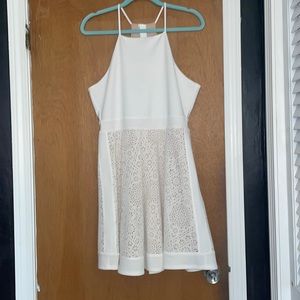 NTW Francesca’s white lined dress